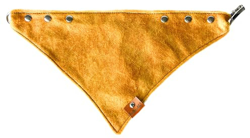 Hundehalstuch Mit Metallverschluss - Wasserdicht Und Verstellbar (Gelb, L)