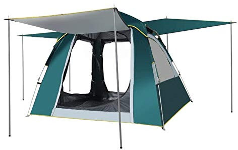 NOALED Zelt Campingzelt Reise Automatisches Zelt 3-4 Personen Zelt Für Winter Angelzelte Outdoor Camping Wandern Mit Tragetasche Outdoor