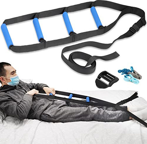 Momyninie Bettleiter Aufrichthilfe, Bett Aufstehhilfe für Senioren, Bettseilleiter, 160 inch für alle Betten geeignet,Ideal für Zuhause oder Pflegestation.