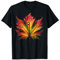 Feuille d'érable feuillage feuilles feuilles arbre automne motif automne T-Shirt