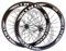 HZXQCVB 700C Rennrad-Laufradsatz Carbon-Faser-Felgen Scheibenbremse Schnellspanner 100mm/135mm. 24H Naben Für 7/8/9/10/11 Gang Kassette Vorder- Und Hinterrad