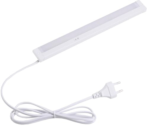 ChiliTec LED Unterbauleuchte Lichtleiste Delgada 380 CCT 38cm | 230V, Dimmbar, IR-Sensor Schalter, Einstellbare Lichtfarbe, Warmweiß Weiß Kaltweiß