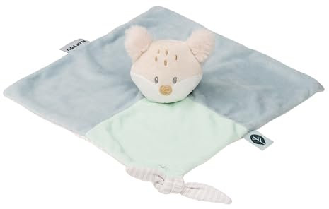 Nattou Schnuffeltuch aus Polyester, Fuchs, Wegbegleiter ab der Geburt, Ca. 40 cm, Flo, Oli & Ernest, Flo Mintgrün