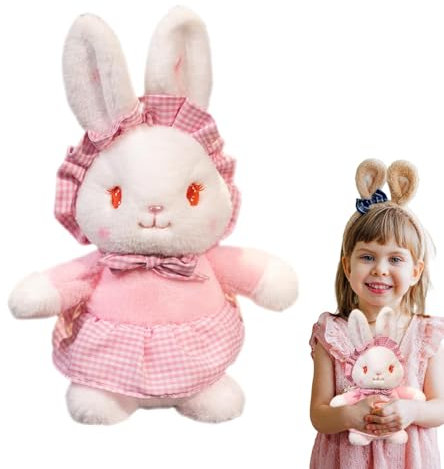 Générique Plüschtier Hase, Osterhase aus Plüsch, niedlich, weich, Osterhase aus Plüsch | Plüschtier Hase, niedliches Tier, für Wohnzimmer, Schlafzimmer, Auto, Sofa