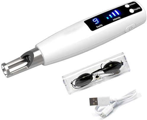 LáPiz De Plasma Profesional Para Eliminar Lunares, Dispositivo De Picosegundos Con 9 Modos Y 4 Niveles De Intensidad, Con Pantalla Lcd E IluminacióN, Para Verrugas, Pecas, Lunares,Red