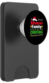 Shaw Family Christmas Matching Personalised Funny Xmas PopSockets PopWallet für MagSafe