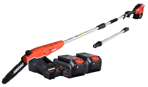 ECHO Akku Hochentaster DPPF-310 inkl. 2X 4 Ah Akku & Ladegerät – Leicht & Kraftvoll – 20 cm Schwert – 40 V Akku Hochentaster – Für präzise & sichere Baumpflege