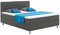 Atlantic Home Collection EDISON160-01 Boxspringbett Stoff, Liegefläche 160 x 200 cm, grau