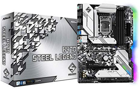 ASRock H470 Steel Legend unterstützt Intel Core Prozessoren der 10. Generation (Sockel 1200)