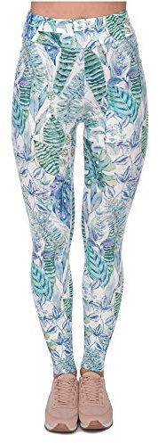 XRHYJW Yoga-Hose Frauen Hohe Taille Legging Monstera Dschungel Drucken Mode Leggings Frau Hosen