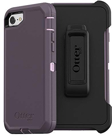 OtterBox Defender Series Schutzhülle für iPhone SE (3. und 2. Generation) und iPhone 8/7, Violetter Nebel (Winsome Orchidee/Night Purple)