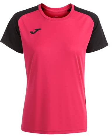 Joma Mujer Camiseta, Fucsia-Negro, L