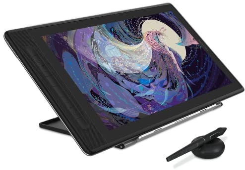 HUION KAMVAS Pro 16 2.5K QHD Drawing Tablet with Screen QLED Full-Laminated Graphics Tablet with Battery-Free Pen, 15.8-inch Digital Art Tablet Compatible with Mac, PC, Android & Linux