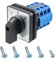 SIGANDG Interruptor de transferencia 20A/660V 3 posiciones Control de 12 terminales leva giratoria SZW26-20/D303.3