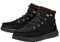 Hey Dude Bradley Boot Leather, Stivali Uomo, Nero, 38 EU