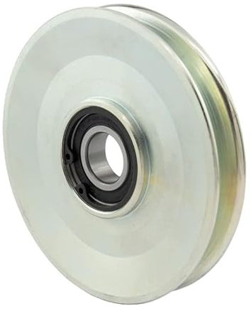 Seilrolle 110mm mit 20mm Bohrung aus Stahl bis 200kg!! RS Kugellager Drahtseilrolle Umlenkrolle Flaschenzug
