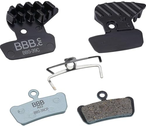 BBB Cycling Scheibenbremsbeläge für Avid-SRAM High Performance Hohe Bremsleistung Organischen Zusammensetzung Einfache Installation DiscStop 1 Paar (2 Stück) BBS-39