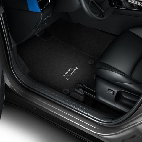 Original Toyota C-HR 2016–2024 LHD 4WD Teppich-Fußmatten-Set PW210-10009