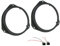 Motorguard Front Door Speaker Adaptor Spacers Rings Kit with Harness Adaptors For Vauxhall Corsa D Astra H 165mm 6.5