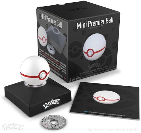 The Wand Company Pokémon Trainer Mini Poké Ball authentic replica (Mini Premier Ball)