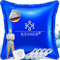 KESSER® Cuscino invernale per piscina, 120 cm x 120 cm, copertura per piscina con doppia cucitura, cuscino ad aria, copertura per piscina da incasso, invernale, in PVC, impermeabile e resistente ai