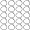 sourcing map 30Pcs 5 Inch Ball Bead Chain, Metal Ball Chain with Connectors for Keychain Hanging Ornament Tag Jewelry Necklace Christmas Decoration,Black