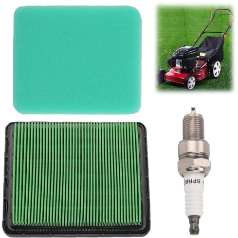CLKE 17211-ZL8-023 Air Filter Spark Plug Set for Honda GCV135 GCV160 GC135 160 HRB216 HRS216 HRR216, Air Filter, Replacement Air Filter Kit, Mower Parts