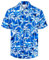 XiaoMoSha Mens Hawaiian Shirts Short Sleeve Wrinkle Free Button Down Summer Casual Shirt for Men Tropical Holiday Beach Funky Party Tops, NavyBlueTree, Large
