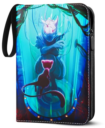 Sammelkarten Album groß for pokemon Karten,50 Seiten 900 Karten Kapazität 9 Taschen,Karten Sammelalbum Kartenordner Heft Ordner Buch Hülle für Sammelkarten,50 Pcs Seite