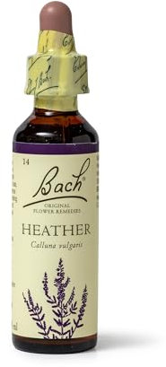 Bach Original Flower Remedies (Heather) Reach Out To Others, Empathise & Listen, Emotional Wellness, Natural Flower Essence, 20ml