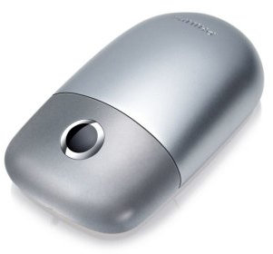 Philips SPM 9800 Bluetooth Notebook Maus (Kabellos mit 360 Grad TouchControl, Laser Sensor, USB 2.0) Silber