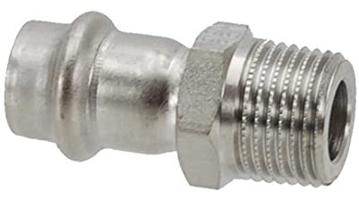 'Viega 2311 – entronque Sanpress 2311 Durchmesser 22 x 3/4 Edelstahl