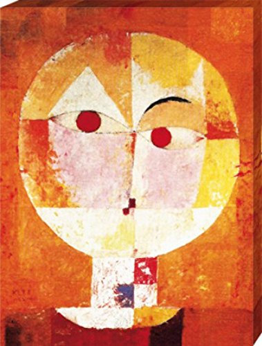 1art1 Paul Klee Poster Senecio, 1922 Bilder Leinwand-Bild Auf Keilrahmen | XXL-Wandbild Poster Kunstdruck Als Leinwandbild 80x60 cm