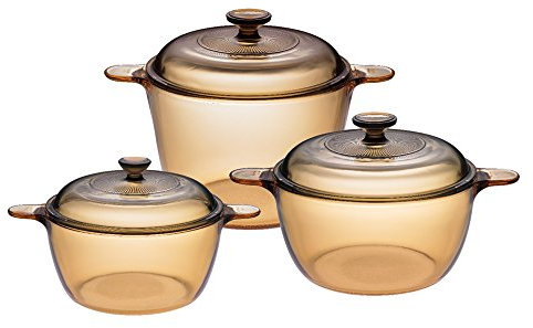 VISIONS Glaskeramik Topf-Set, 6-TLG.