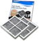 HQRP 2-pack Fresh Air Filter Compatible with LG Refrigerators LT120F / ADQ73214404 / ADQ73334008 / ADQ73334003 Replacement