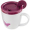 reer 88092 Tasse mit Sicherheitsdeckel, weiß