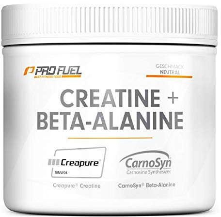 Creatin Monohydrat + Beta-Alanin 300g - Premium Creapure® Creatin 5g + CarnoSyn® Beta-Alanin 5g pro Portion - ultra hochdosiert für Kraftsport & Bodybuilding – Made in Germany - geschmacksneutral