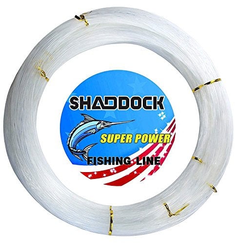 Monofile Angelschnur, 500 m, 5,9 kg - 179,6 kg, Nylon Mono Angelschnüre – Super starke Monofile Angelschnur Speargun Schnur für Salzwasser / Süßwasser (transparent, 0,7 mm/30,3 kg)