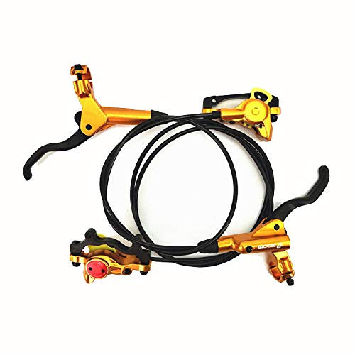 Zoom- HB-875 Scheibenbremse vorne & hinten hydraulisch 750mm & 1400mm Set MTB BMX Gold