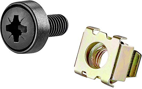 Renkforce RF-3429166 10 Zoll, 19 Zoll Netzwerkschrank-Befestigungsmaterial Schwarz