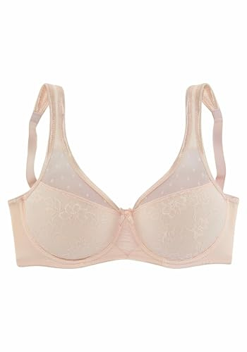 Lascana Damen Mimimizer Minimizer BH, Beige (puder9402), 80F