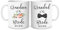 Set of 2 Mugs Personalised Custom Gifts Grandma Grandad of The Bride Wedding Favours Mug Coffee Mugs Tea Cup WSDMUG2112