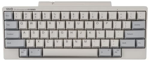 Fujitsu Happy Hacking Professional Hybrid (kompakt, weiß, 45G, Bedruckte Tastenkappen) (CG01000-296801)