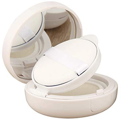 MYhose BB Cream Leere Hülle 15 g Leere Luftkissen-Puffbox Tragbare Kosmetik-Make-up-Hülle mit Puderschwammspiegel für BB Cream Foundation