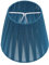 ibasenice Blaue Lampenschirm Kleine Lampe Schatten Barrel Stoff Nordic Dekorative Lampenschirm - und wasserdichte Abdeckungen für Tisch Licht Kronleuchter Wand Decke Lampe