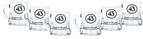 Mixcompany Licor 43 Minibeer Acryl Glas 6er Set Shotglas Pinnchen Likör Liquor 43er Kunststoff