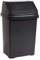 JMS we create smile Plastic Swing Lid Bins Recycle Waste Dust Bin 8/25 /50 L Home Kitchen Office (Midnight Grey/Dark Grey, 50 Litre)
