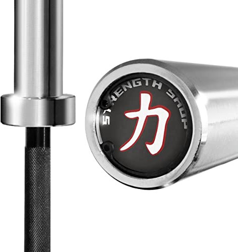 Strengthshop Kurze Garage Strength 15kg Langhantel 183.5cm - mit E-Coat Schaft und verchromten Buchsen - 50mm Scheibenaufnahmen Belastbar bis 200kg