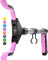 SLAH 32inches Litter Picker Grabber Stick, Helping Hand Grabbers for Disabled, Litter Pickers for Adults Foldable Rotating 360 Degree Reaching Aids (32inch Pink)