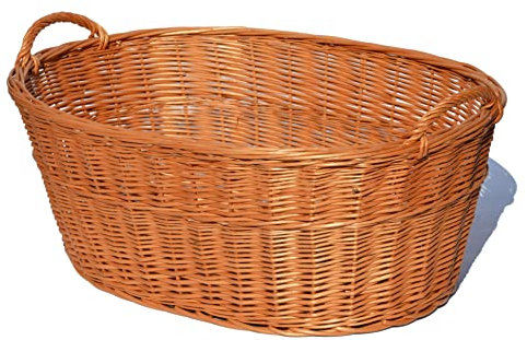 Wäschekorb Wäschebox aus Weide S M X XL 50-80cm (60cm)